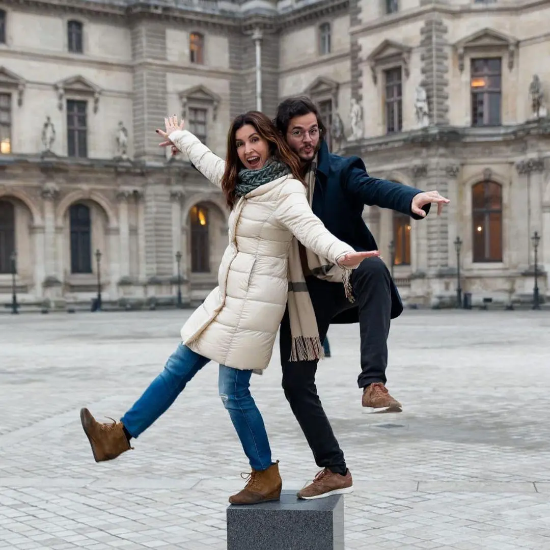 Imagem mostra Fátima Bernardes e o namorado em viagem