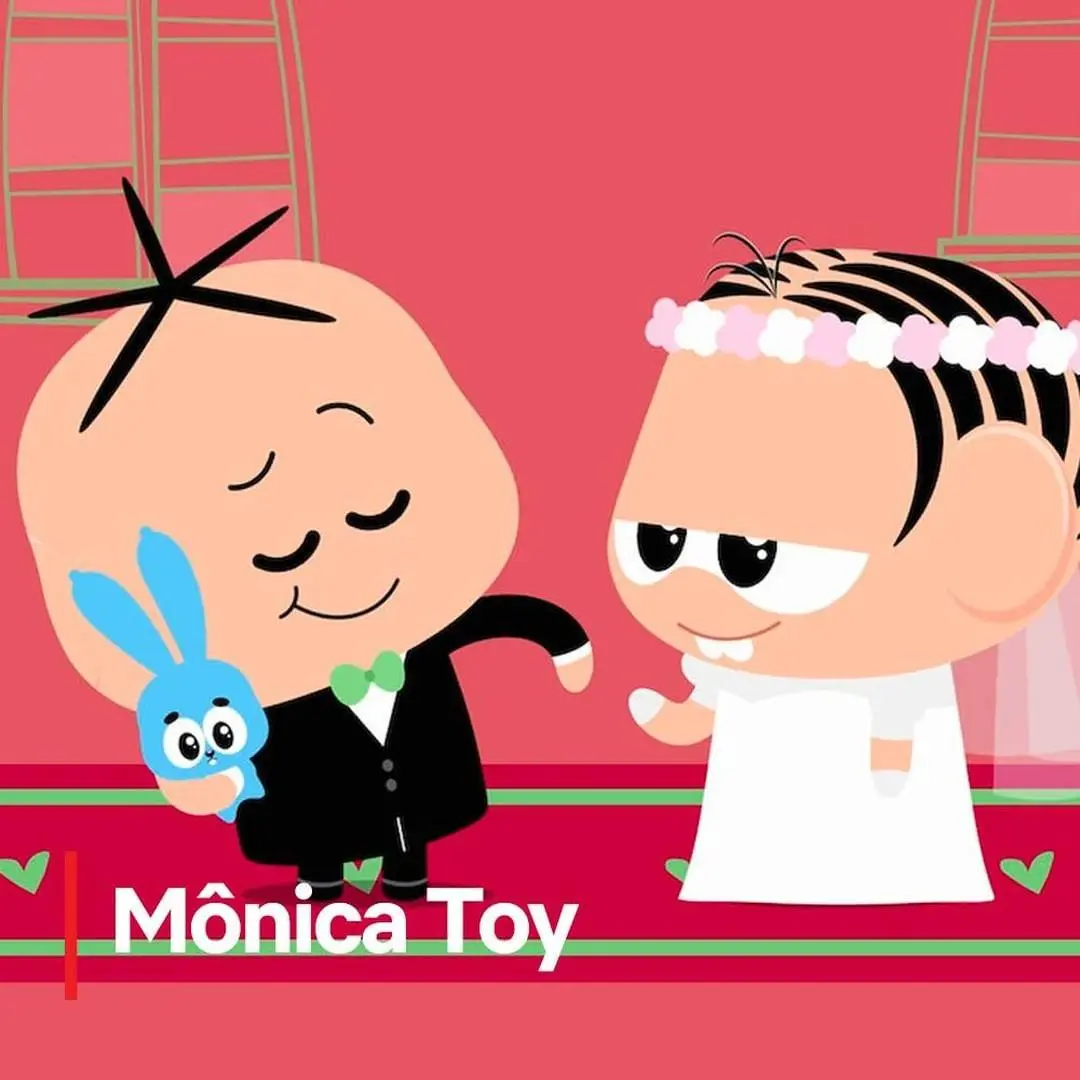 Imagem mostra o desenho Mônica Toy