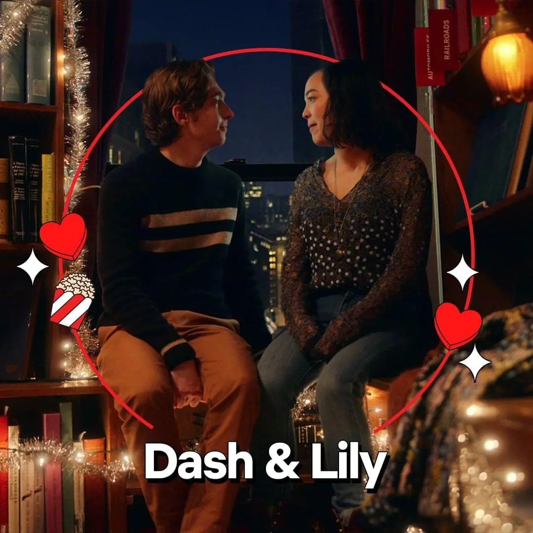 Imagem mostra personagens da série Dash & Lily
