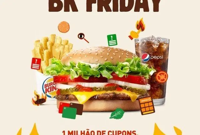 BK Friday: veja como comprar 5 lanches por R$ 9,90