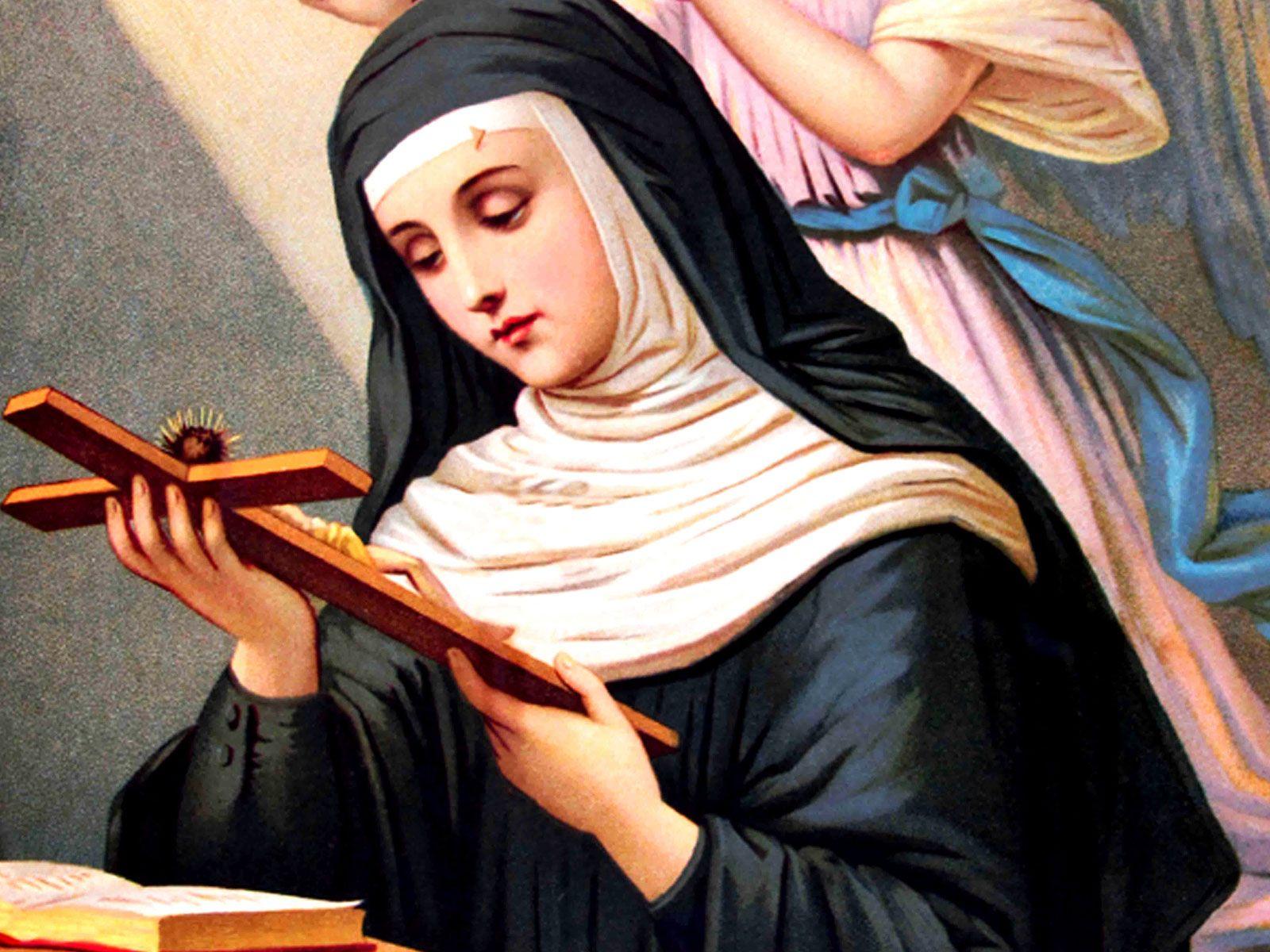 imagem mostra santa para oração de santa rita de cassia