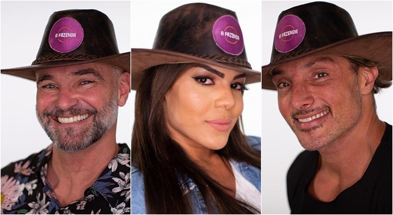 Imagem de Mateus, Tays e Juliano para Enquete A Fazenda 12