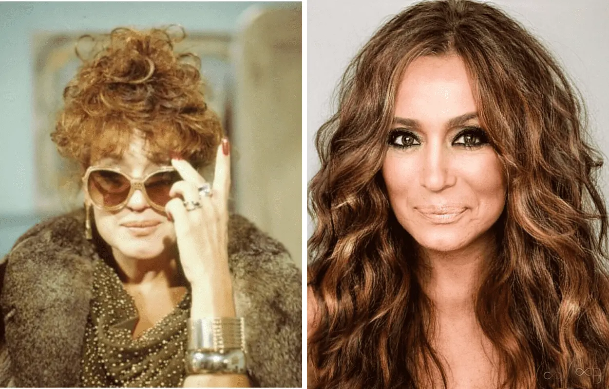 Imagem mostra antes e depois de Susana VIeira