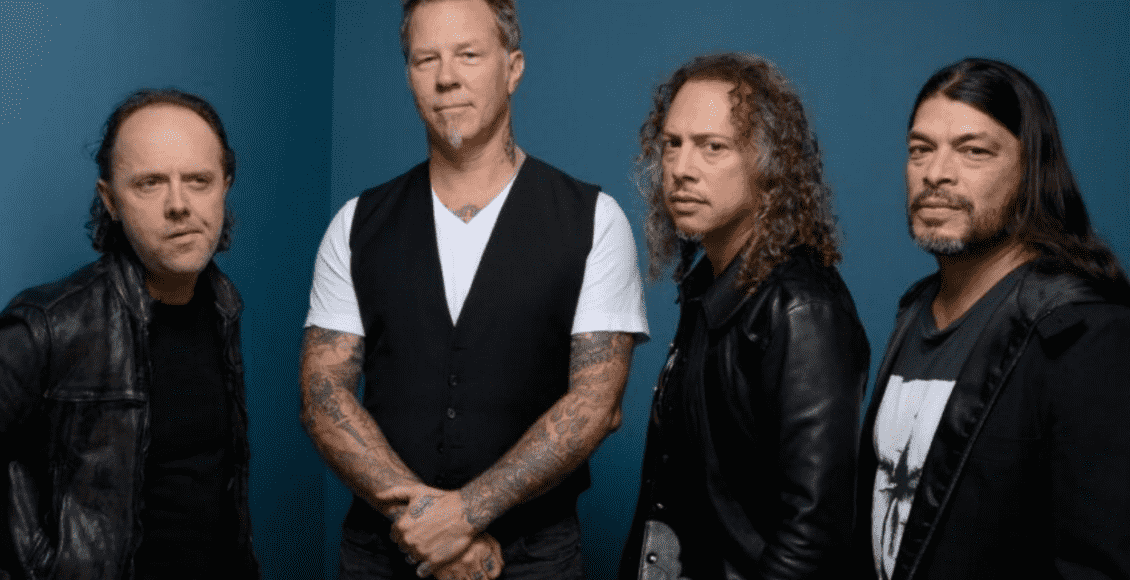 Imagem mostra banda Metallica