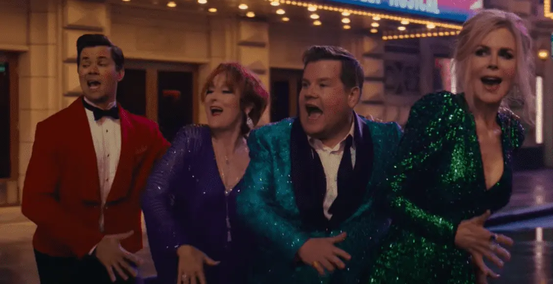 Imagem mostra cena do musical The Prom, da Netflix