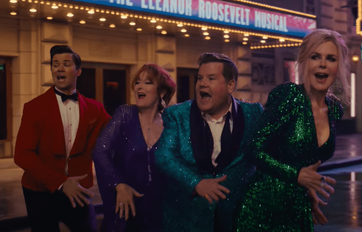 Imagem mostra cena do musical The Prom, da Netflix