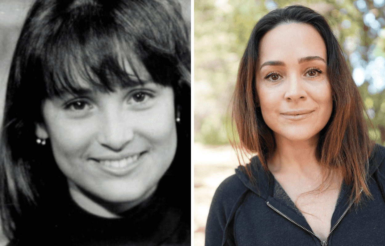 Imagem mostra antes e depois de gabriela duarte