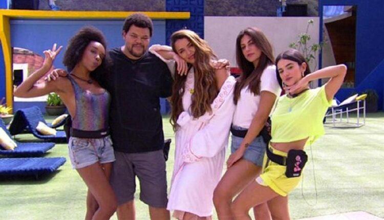 Na imagem os ex-BBBs da edição 2020 Thelma Assis, Babu Santana, Rafa Kalimann, Mari Gonzalez e Manu Gavassi para o BBB 21