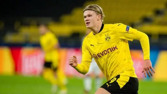 Com 2 gols de Haaland, Borussia Dortmund vence o Club Brugge