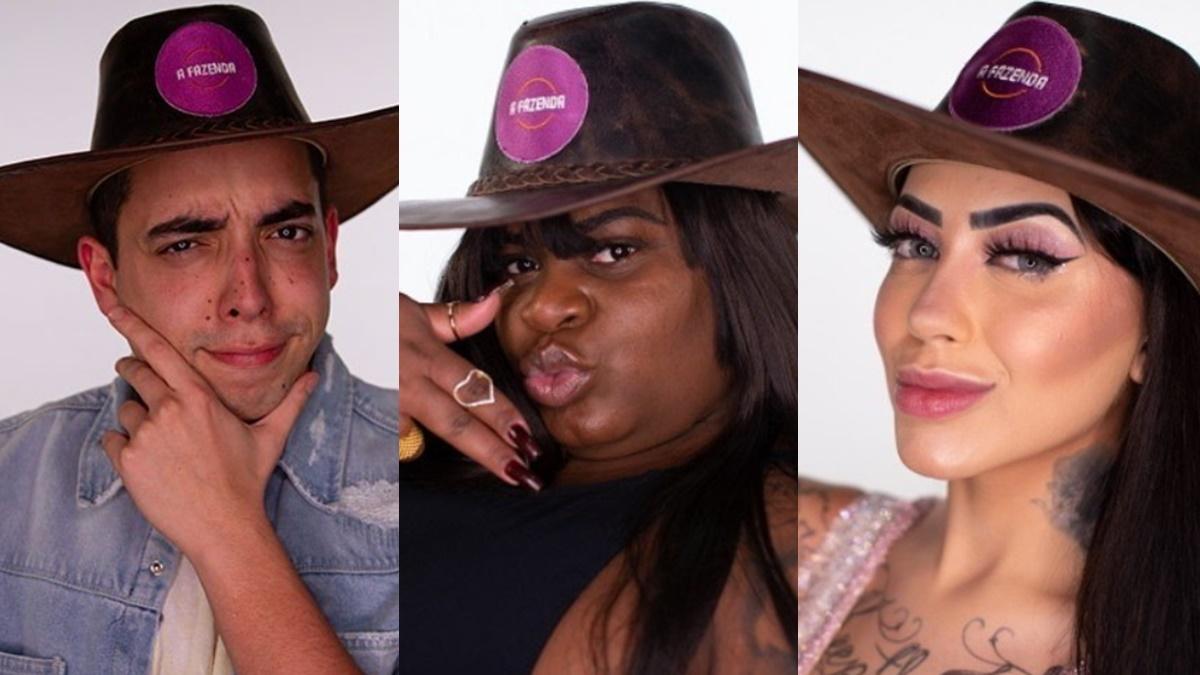 Lucas Selfie, Jojo Todynho e MC Mirella em A Fazenda 2020