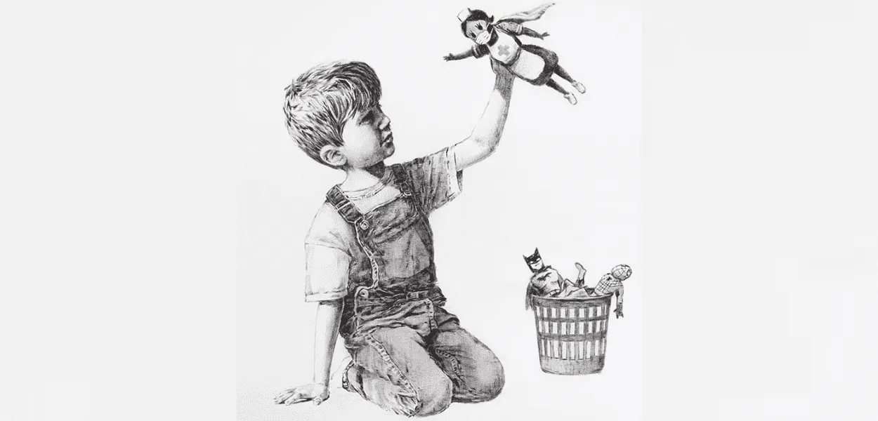 Obra de Banksy