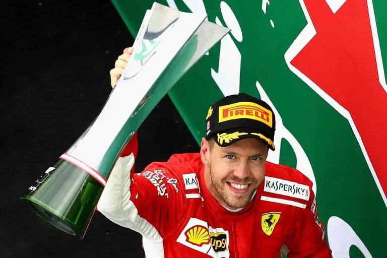 Vettel, piloto da Ferrari