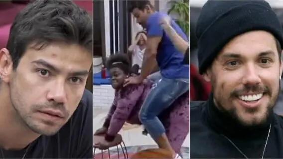 A Fazenda 2020: Mariano e Lipe ‘cavalgam’ em Jojo Todynho; veja o vídeo