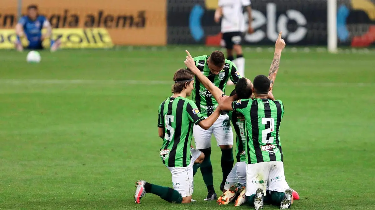 América MG chega pela primeira vez às quartas da Copa do Brasil