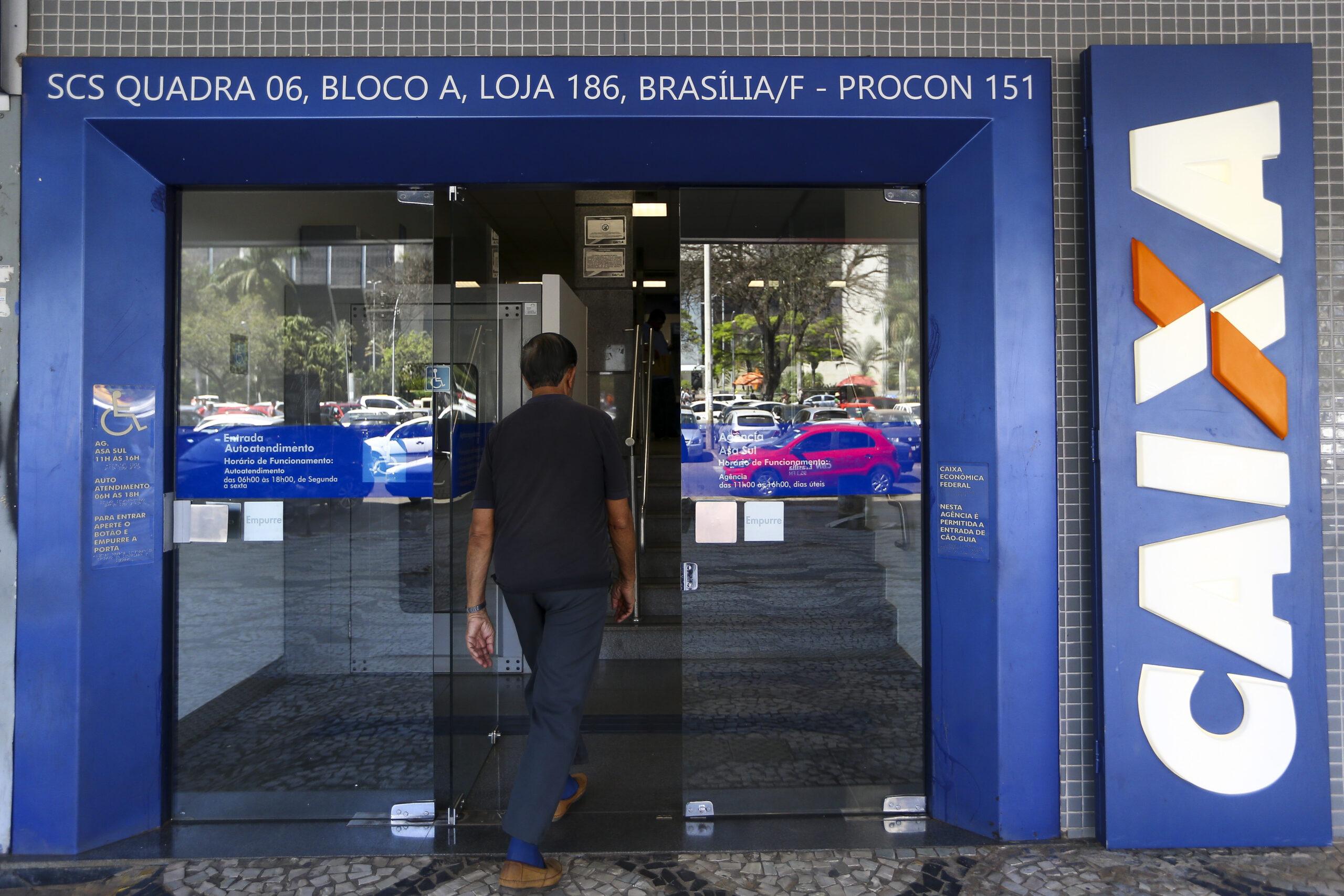 Agência Caixa. Auxílio emergencial.
