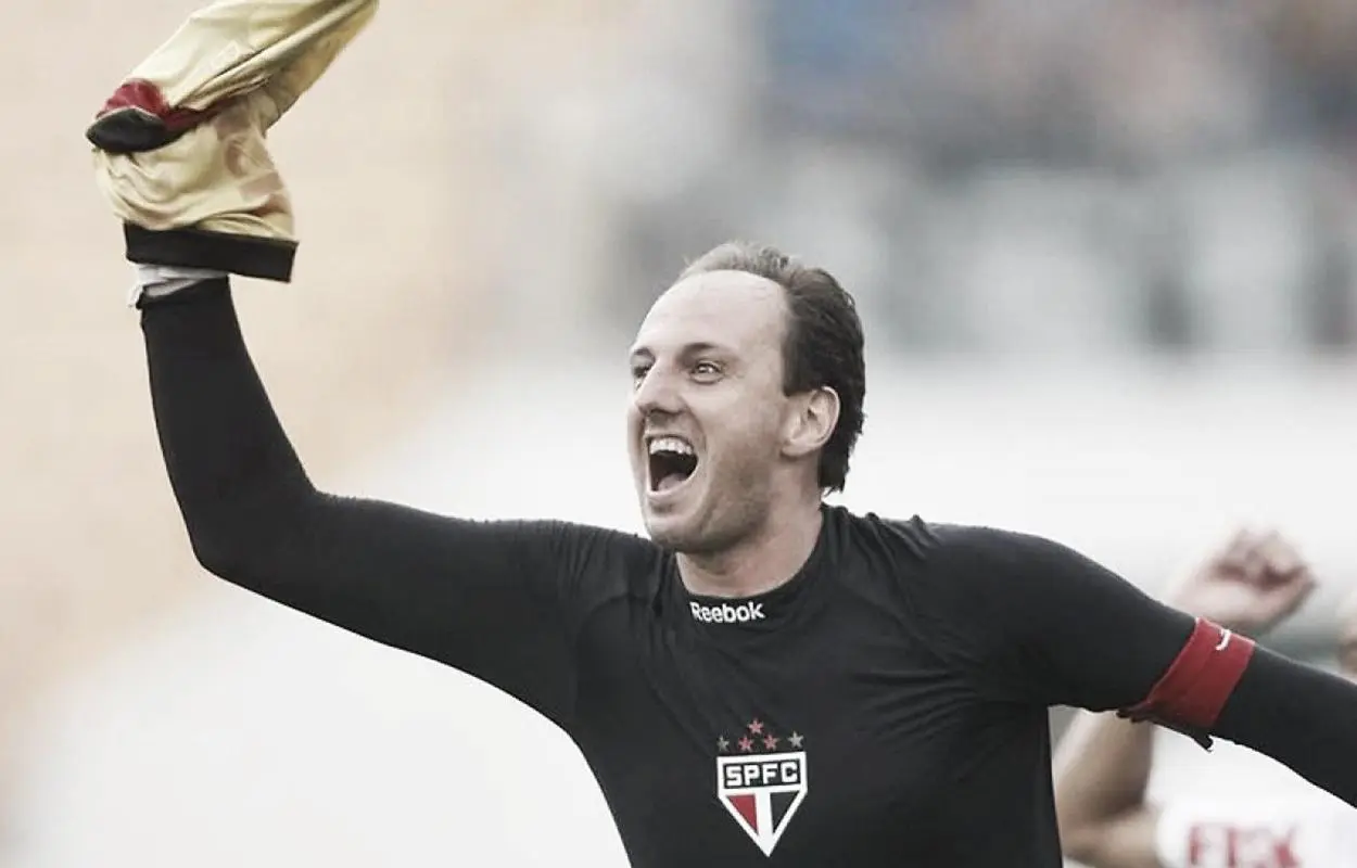Rogério Ceni comemora no São Paulo