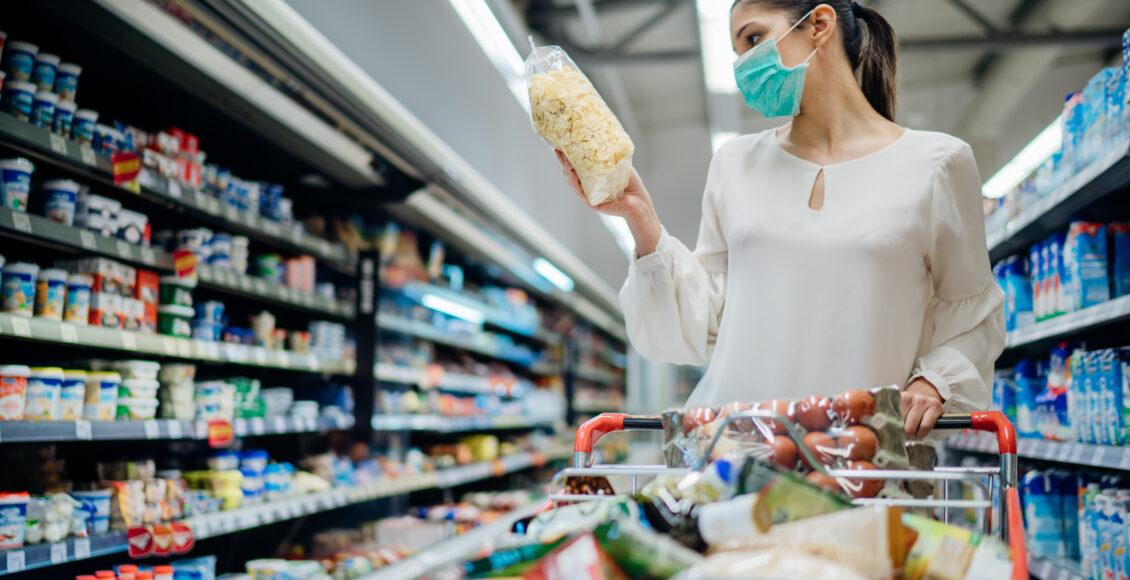 compra de produtos da cesta básica