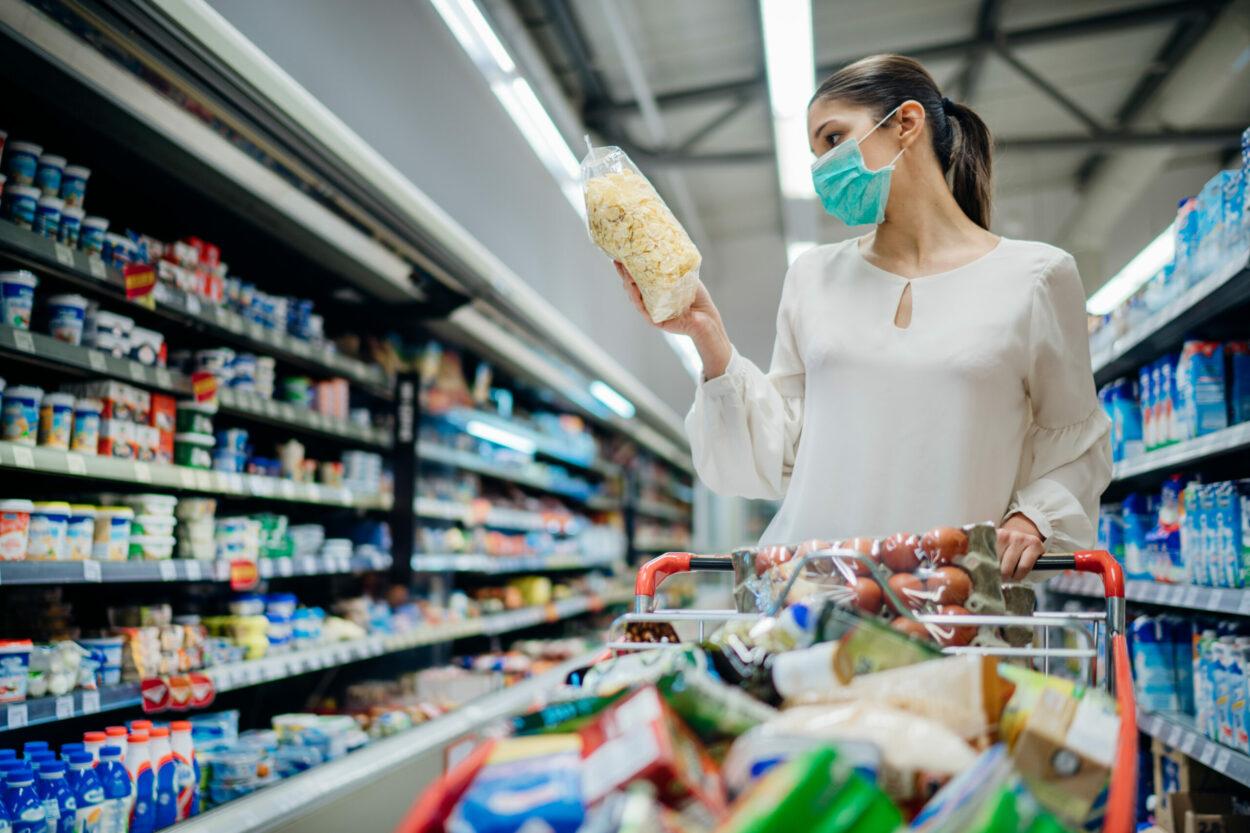 compra de produtos da cesta básica