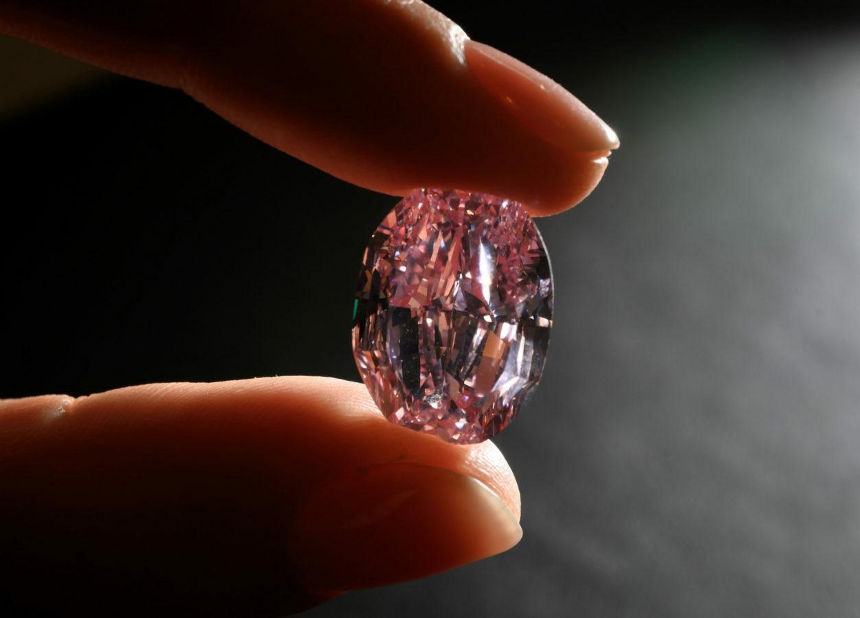 Diamante rosa raro