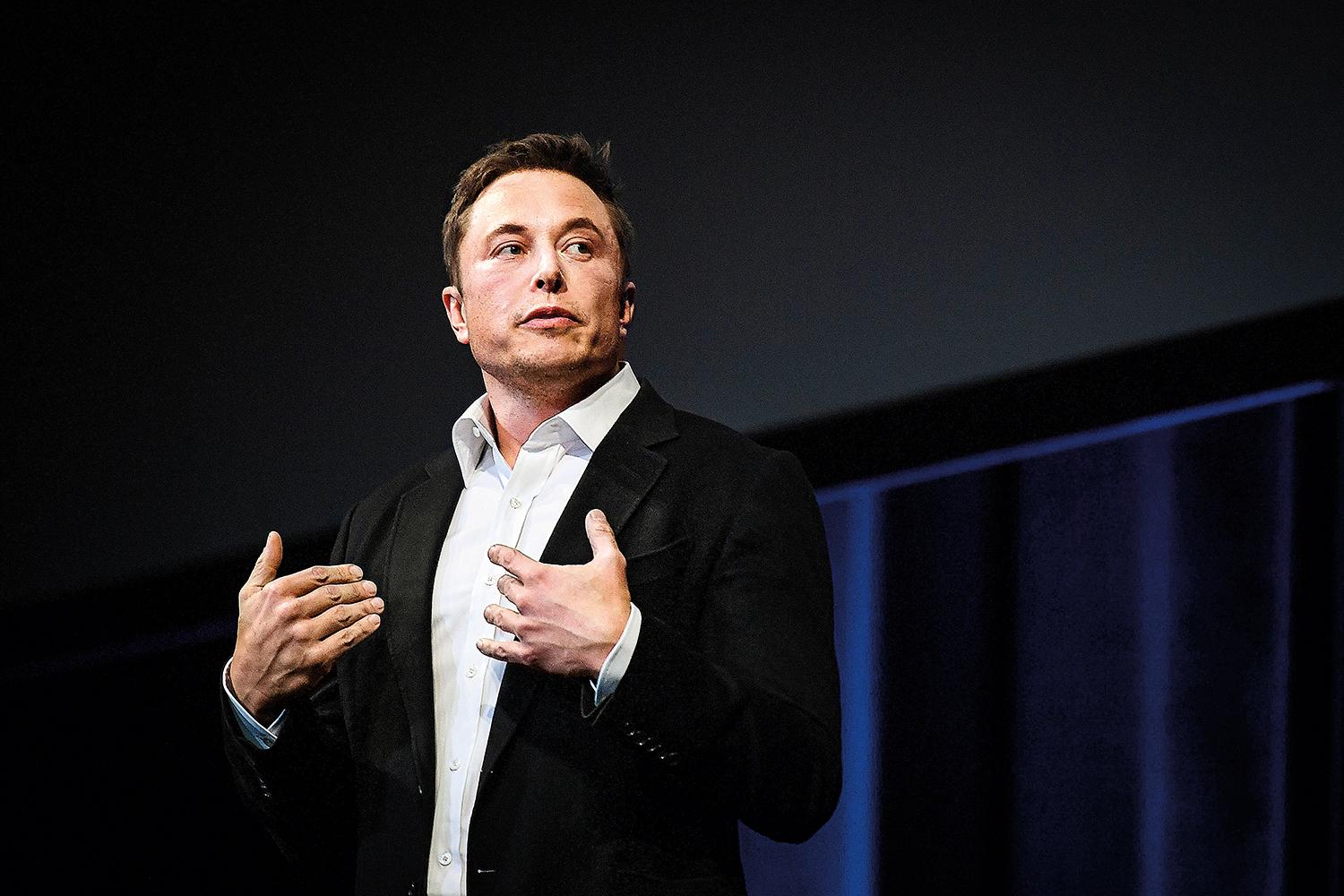 mat´ria sobre alta nas ações da empresa após tuíte de elon Musk