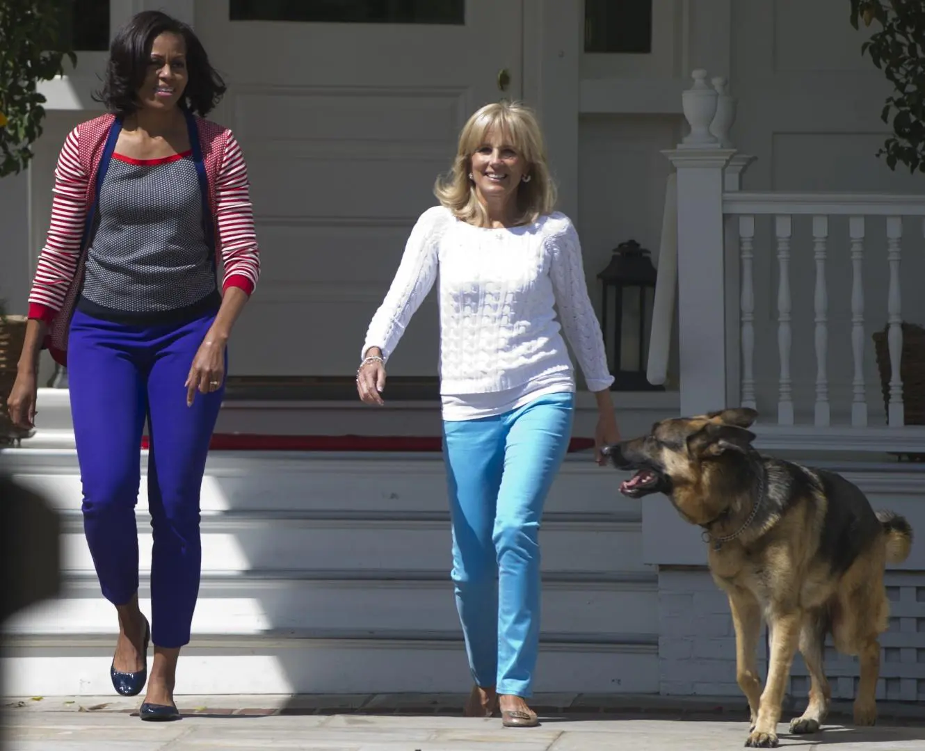 Jill Biden e Michelle Obama Jill Biden e Michelle Obama
