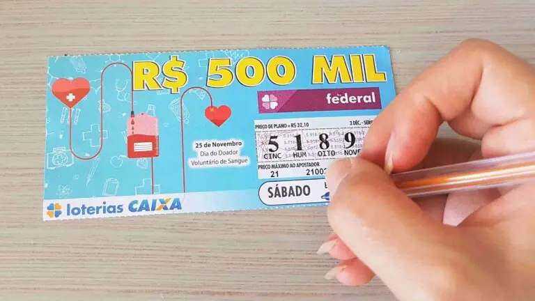 Loteria Federal 5521: aposta de Recife leva prêmio de R$ 500 mil