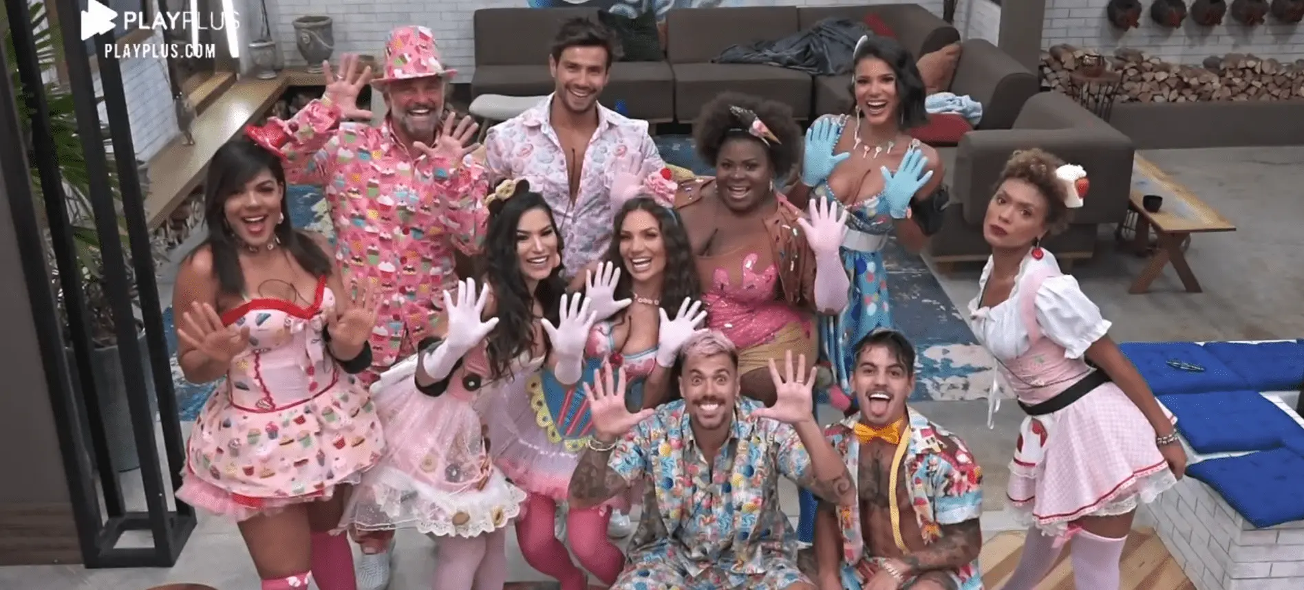 Imagem da festa em A Fazenda 2020