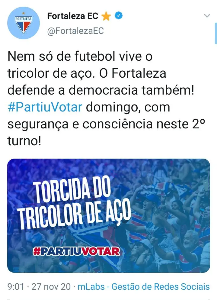 #PartiuVotar nas Eleições 2020