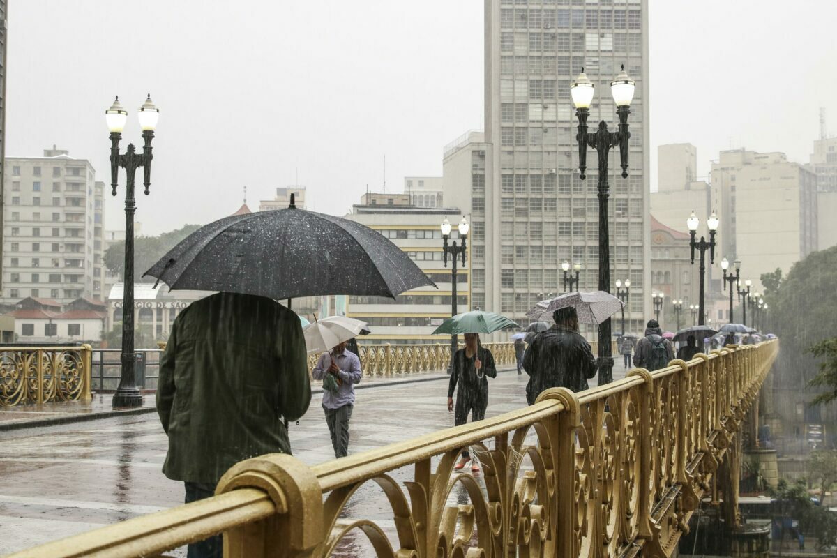 Frente fria em São Paulo