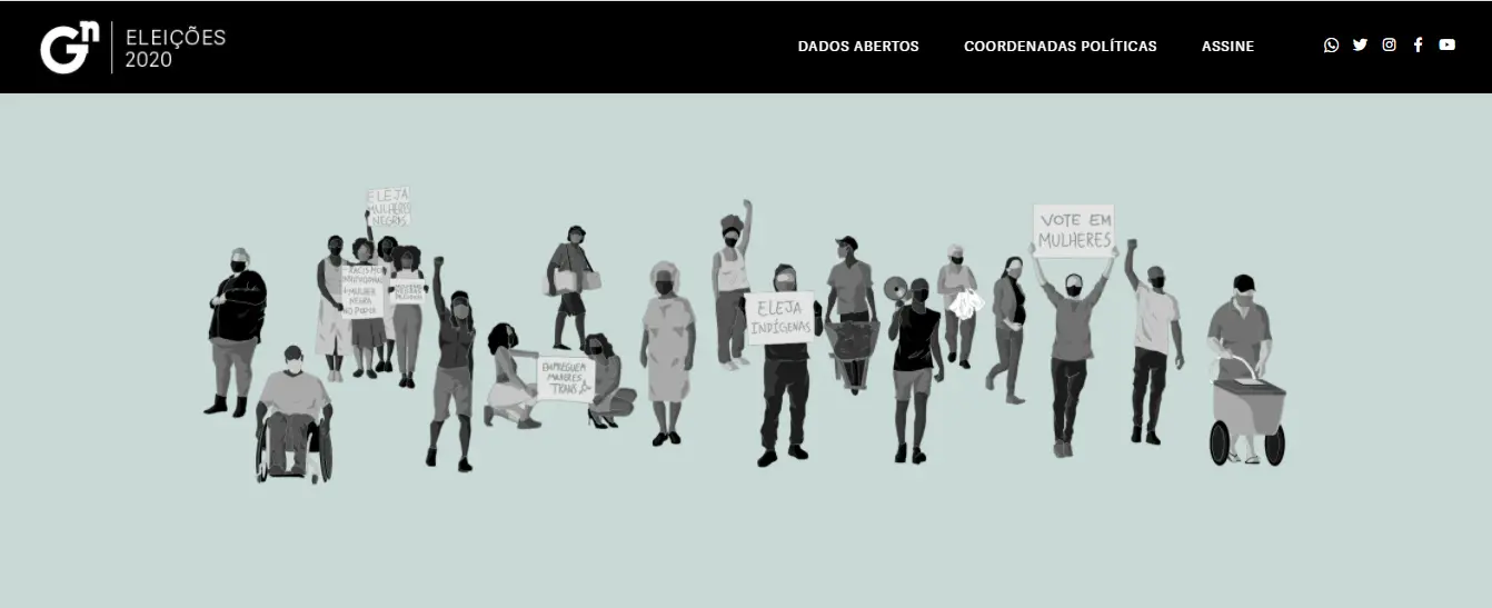 eleições 2020 como encontrar candidatas mulheres