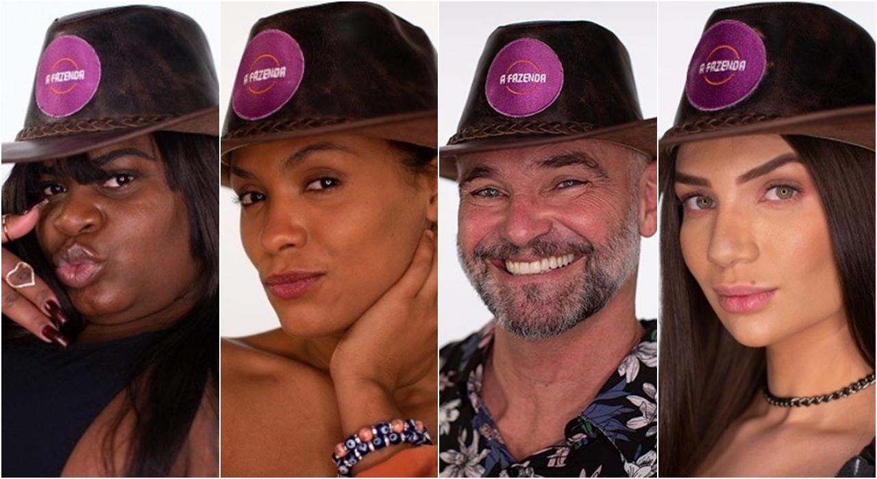 Imagem de Jojo, Lidi, Mateus e Stéfani para a Enquete A Fazenda 12