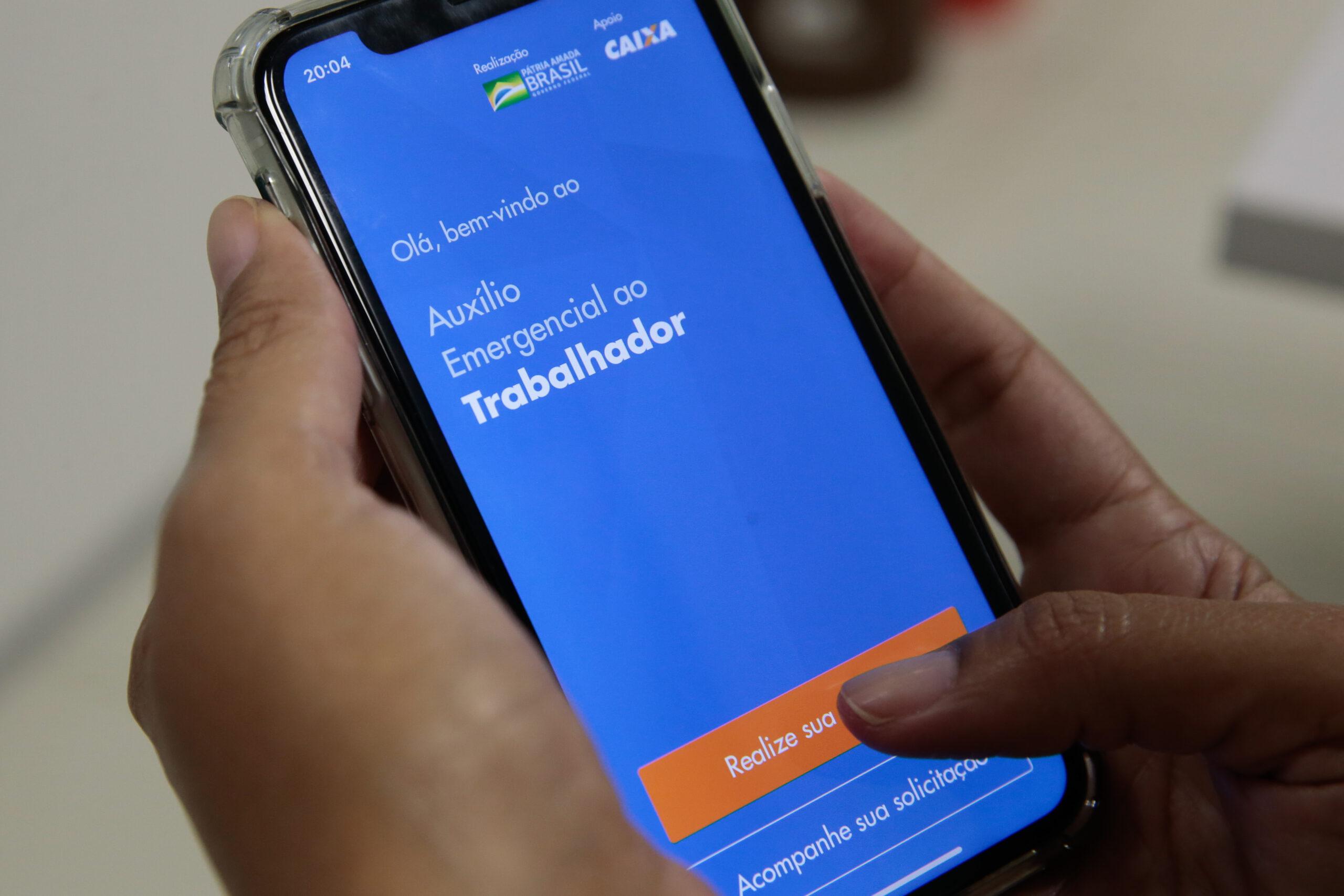 Aplicativo CAIXA. Auxílio Emergencial