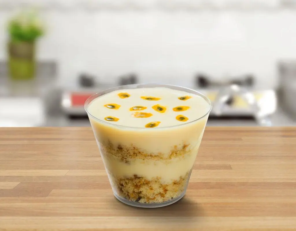 bolo de pote de maracujá