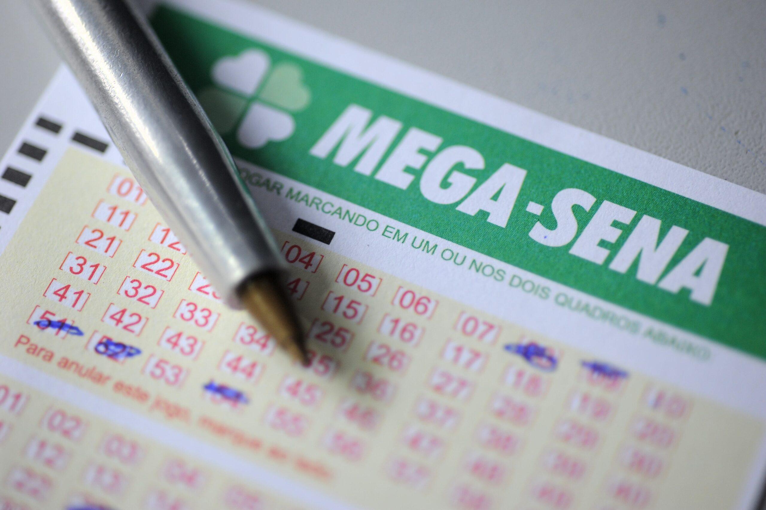Imagem do bilhete do próximo sorteio da mega-sena