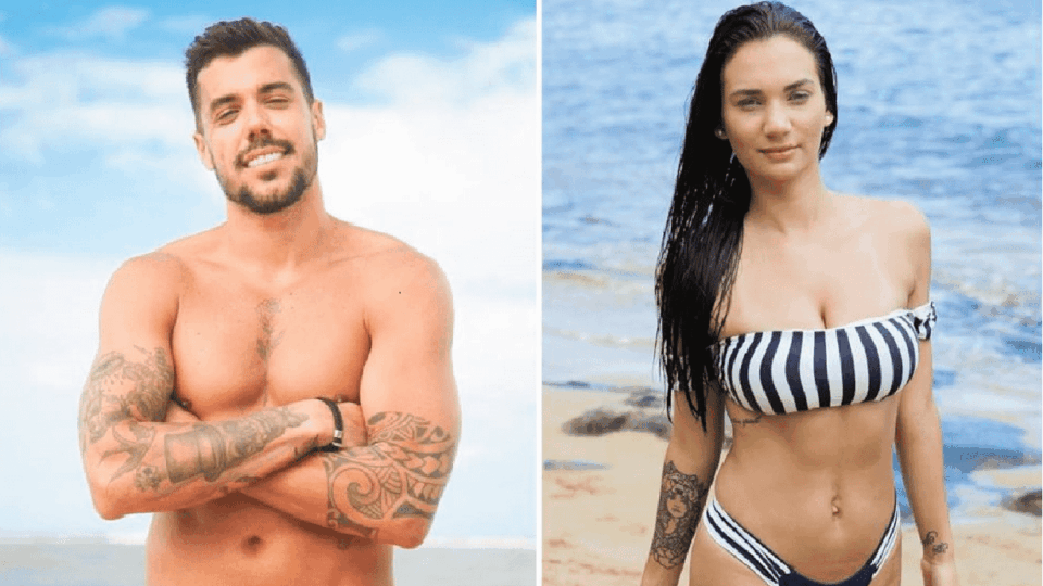 Lipe Ribeiro e Stéfani Bays - Participantes de A Fazenda