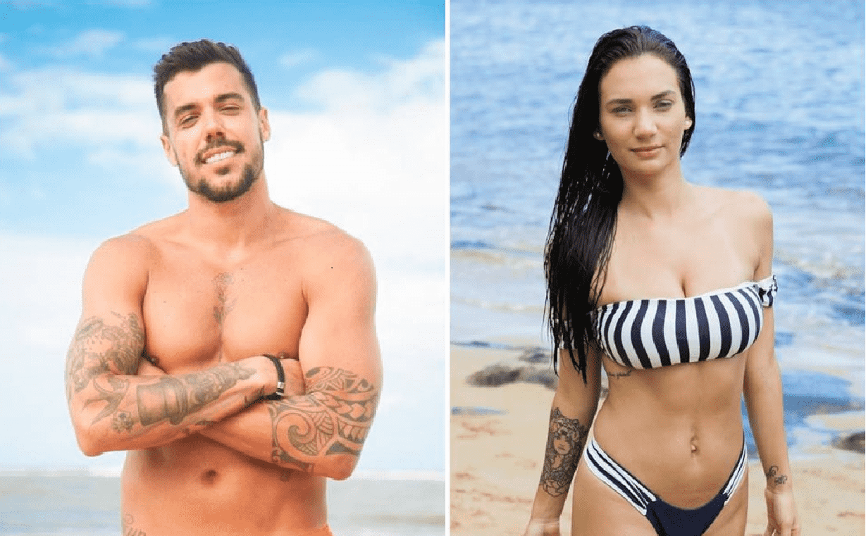 Lipe Ribeiro e Stéfani Bays - Participantes de A Fazenda