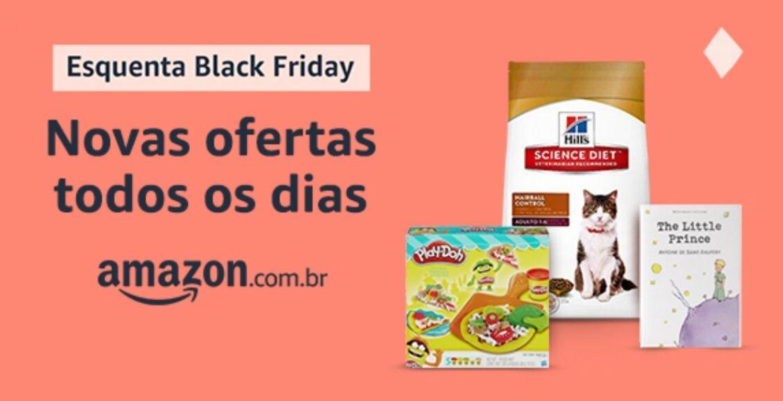 Amazon libera descontos antecipados em Esquenta Black Friday