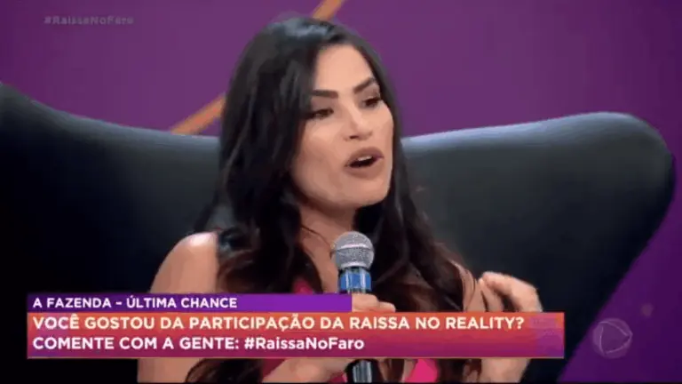 A Fazenda 2020: em ‘Hora do Faro’, Raissa explica surto com Biel