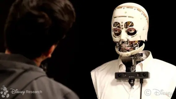 Novo robô da Disney tem uma aparência assustadora e realista