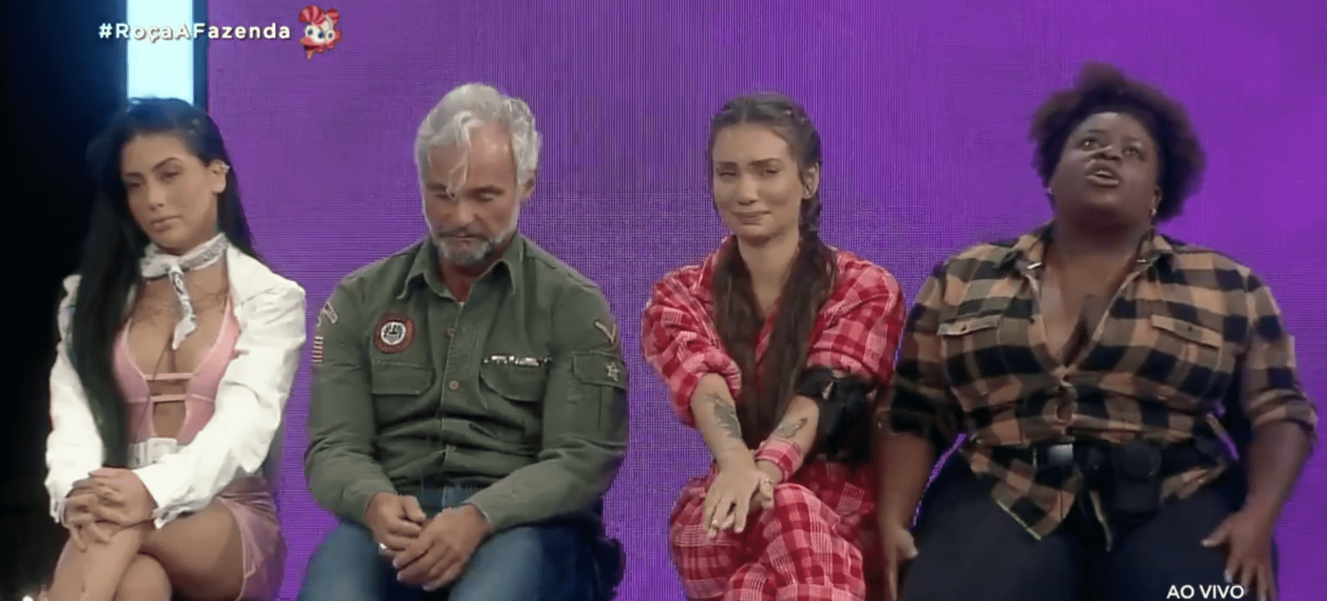 Imagem de Mirella, Mateus, Stéfani e Jojo para a Enquete A Fazenda 12
