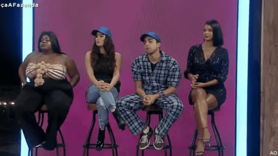 Enquete A Fazenda 12: Jojo, Raissa, Lucas ou Jakelyne, quem deve sair?