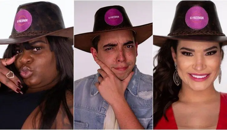 Imagem de Jojo, Lucas e Raissa para a Enquete A Fazenda 12