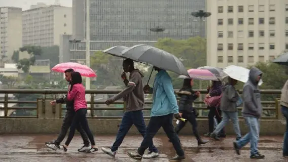 Previsão do tempo SP indica chuva na 1° semana de dezembro