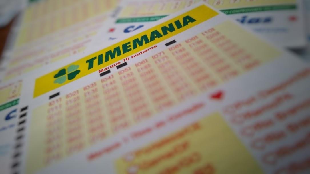 resultado da Timemania 1580 - a imagem mostra o resultado da timemania de ontem