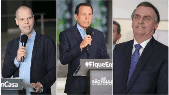 Ibope SP: veja avaliação de Covas, Dória e Bolsonaro