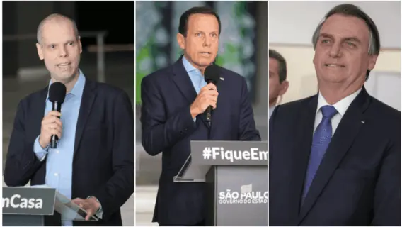 Ibope SP: veja avaliação de Covas, Dória e Bolsonaro