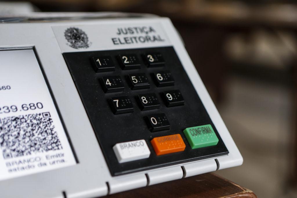 Imagem da urna eletrônica