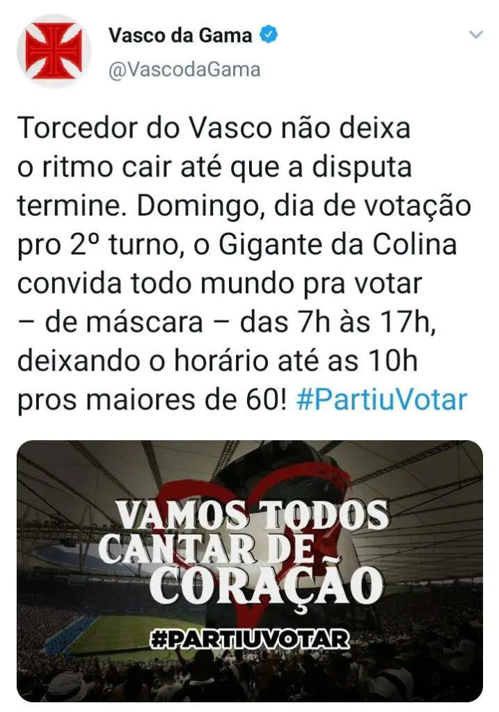 #PartiuVotar nas Eleições 2020