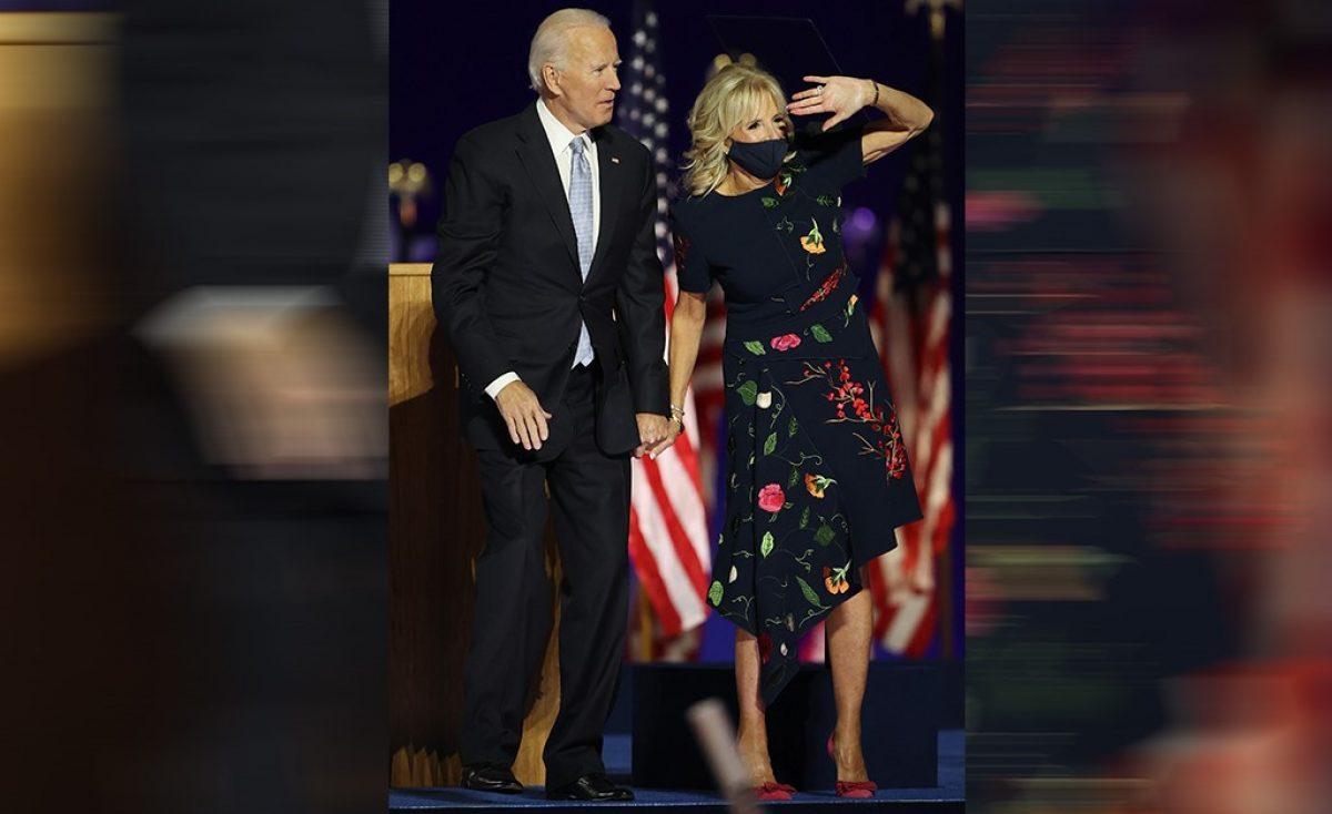 vestido de Jill Biden