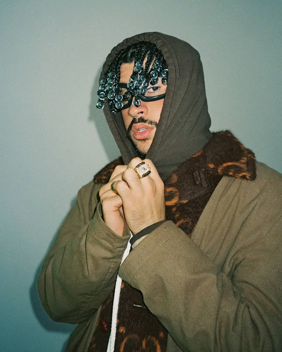 Imagem mostra cantor Bad Bunny